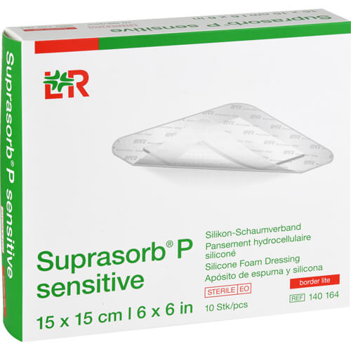 SUPRASORB P sensitive PU-Schaumv.bor.lite 15x15cm SUPRASORB P sensitive PU-Schaumv.bor.lite 15x15cm