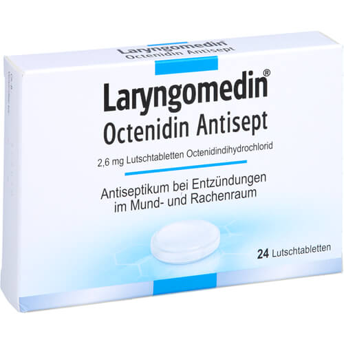 LARYNGOMEDIN Octenidin Antisept 2,6 mg Lutschtabl. LARYNGOMEDIN Octenidin Antisept 2,6 mg Lutschtabl.