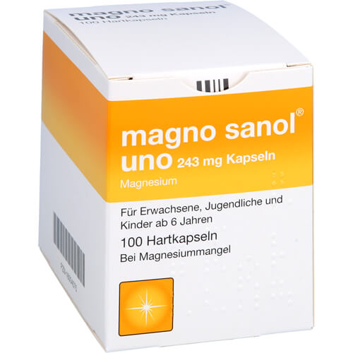 MAGNO SANOL uno 243 mg Kapseln MAGNO SANOL uno 243 mg Kapseln