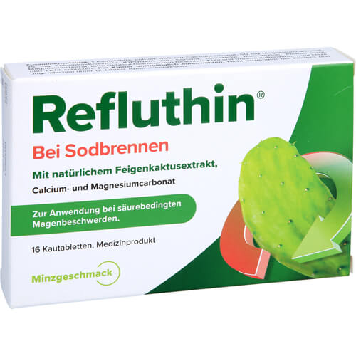 REFLUTHIN bei Sodbrennen Kautabletten Minze REFLUTHIN bei Sodbrennen Kautabletten Minze