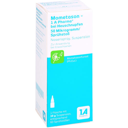 MOMETASON 1A Phar.b.Heuschnupfen 50μg/Spr.Stoß 60 MOMETASON 1A Phar.b.Heuschnupfen 50μg/Spr.Stoß 60