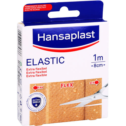HANSAPLAST Elastic Pflaster 8 cmx1 m HANSAPLAST Elastic Pflaster 8 cmx1 m