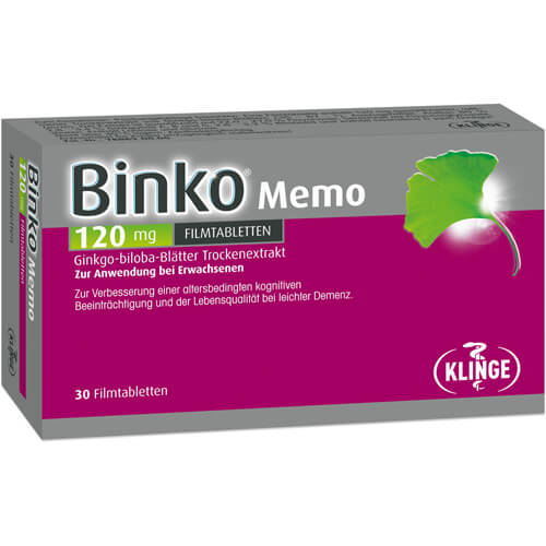 BINKO Memo 120 mg Filmtabletten BINKO Memo 120 mg Filmtabletten