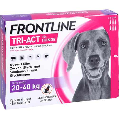 FRONTLINE Tri-Act Lsg.z.Auftropfen f.Hunde 20-40kg FRONTLINE Tri-Act Lsg.z.Auftropfen f.Hunde 20-40kg