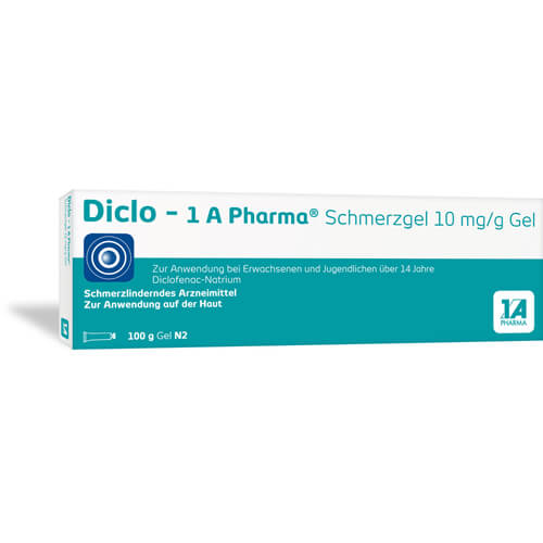 DICLO-1A Pharma Schmerzgel 10 mg/g DICLO-1A Pharma Schmerzgel 10 mg/g