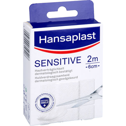 HANSAPLAST Sensitive Pflast.hypoallergen 6 cmx2 m HANSAPLAST Sensitive Pflast.hypoallergen 6 cmx2 m