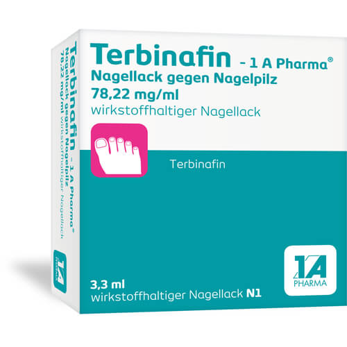 TERBINAFIN-1A Pharma Nagell.g.Nagelpilz 78,22mg/ml TERBINAFIN-1A Pharma Nagell.g.Nagelpilz 78,22mg/ml