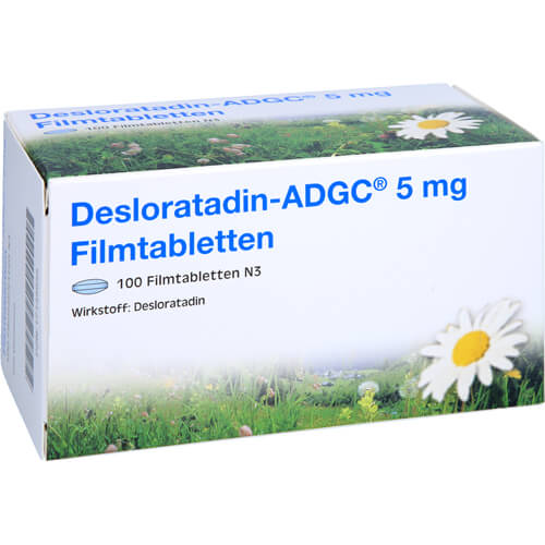 DESLORATADIN ADGC 5 mg Filmtabletten DESLORATADIN ADGC 5 mg Filmtabletten