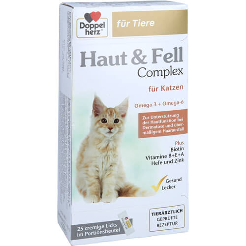 DOPPELHERZ für Tiere Haut&Fell Compl.Port.B.f.Kat. DOPPELHERZ für Tiere Haut&Fell Compl.Port.B.f.Kat.