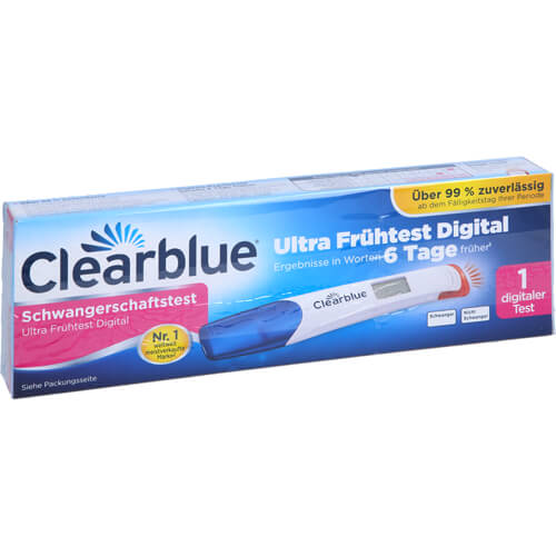 CLEARBLUE Schwangerschaftst.Ultra Frühtest digital CLEARBLUE Schwangerschaftst.Ultra Frühtest digital