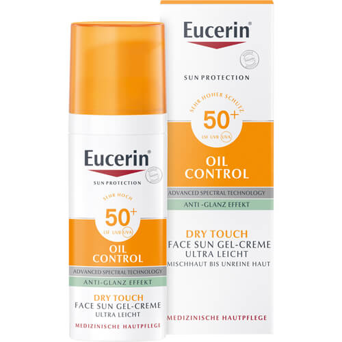 EUCERIN Sun Gel-Creme Oil Contr.Anti-Gl.Eff.LSF50+ EUCERIN Sun Gel-Creme Oil Contr.Anti-Gl.Eff.LSF50+