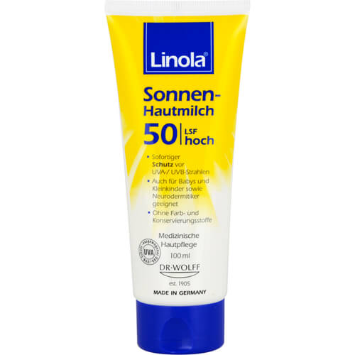 LINOLA Sonnen-Hautmilch LSF 50 LINOLA Sonnen-Hautmilch LSF 50