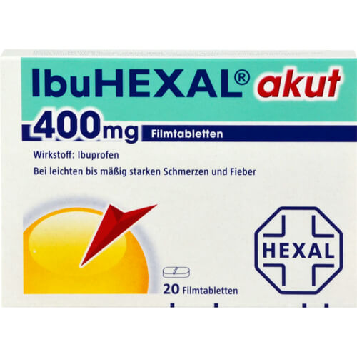 IBUHEXAL akut 400 Filmtabletten IBUHEXAL akut 400 Filmtabletten