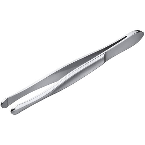 APOLINE Pinzette rund 8 cm verchromt APOLINE Pinzette rund 8 cm verchromt