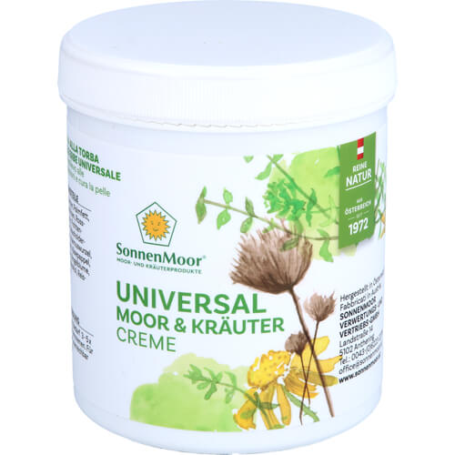 UNIVERSAL MOOR- u.Kräutercreme SonnenMoor UNIVERSAL MOOR- u.Kräutercreme SonnenMoor