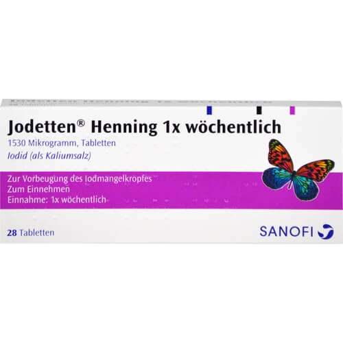 JODETTEN Henning 1x wöchentlich Tabletten JODETTEN Henning 1x wöchentlich Tabletten