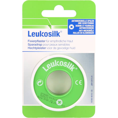 LEUKOSILK 1,25 cmx5 m Blisterkarte LEUKOSILK 1,25 cmx5 m Blisterkarte