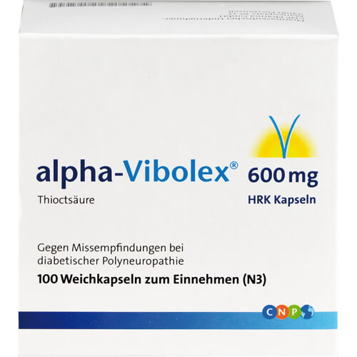 ALPHA VIBOLEX 600 mg HRK Weichkapseln ALPHA VIBOLEX 600 mg HRK Weichkapseln