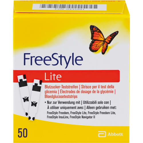 FREESTYLE Lite Teststreifen ohne Codieren FREESTYLE Lite Teststreifen ohne Codieren