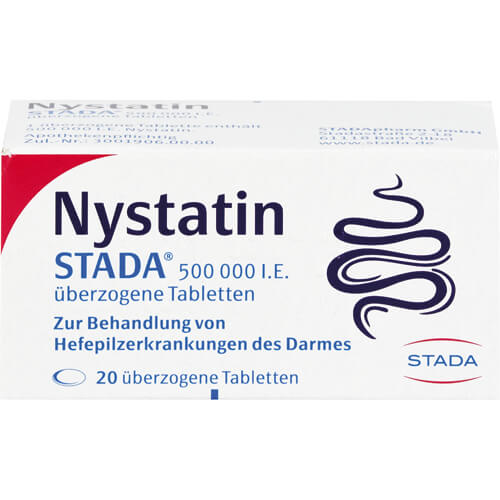 NYSTATIN STADA 500.000 I.E. überzogene Tab. NYSTATIN STADA 500.000 I.E. überzogene Tab.
