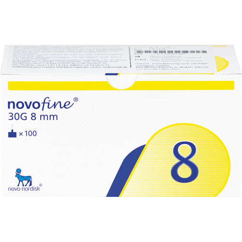 NOVOFINE Nadeln 0,30x8 mm NOVOFINE Nadeln 0,30x8 mm