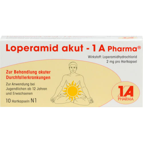 LOPERAMID akut-1A Pharma Hartkapseln LOPERAMID akut-1A Pharma Hartkapseln