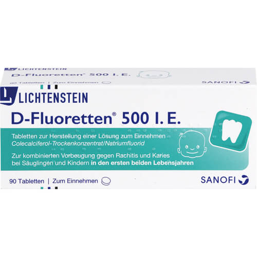 D FLUORETTEN 500 Tabletten D FLUORETTEN 500 Tabletten