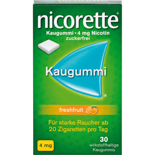 NICORETTE Kaugummi 4 mg freshfruit NICORETTE Kaugummi 4 mg freshfruit
