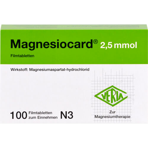MAGNESIOCARD 2,5 mmol Filmtabletten MAGNESIOCARD 2,5 mmol Filmtabletten