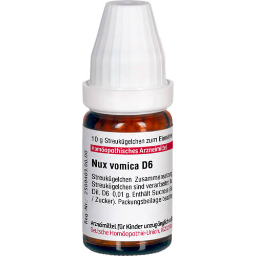 NUX VOMICA D 6 Globuli NUX VOMICA D 6 Globuli
