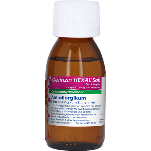 CETIRIZIN HEXAL Saft bei Allergien CETIRIZIN HEXAL Saft bei Allergien
