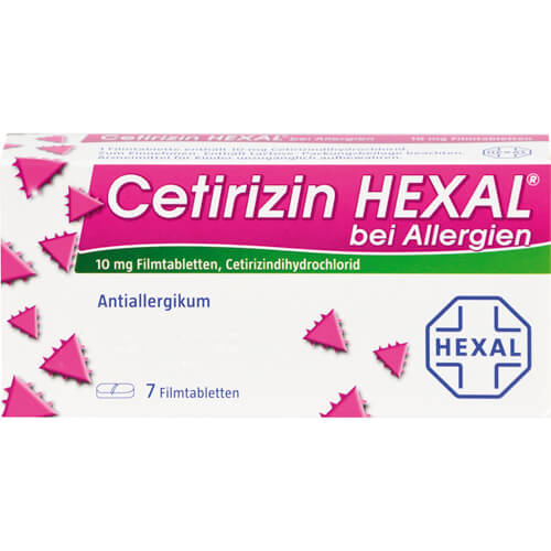 CETIRIZIN HEXAL Filmtabletten bei Allergien CETIRIZIN HEXAL Filmtabletten bei Allergien