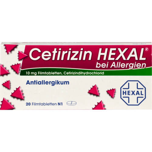 CETIRIZIN HEXAL Filmtabletten bei Allergien CETIRIZIN HEXAL Filmtabletten bei Allergien
