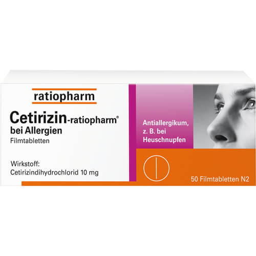 CETIRIZIN-ratiopharm bei Allergien 10 mg Filmtabl. CETIRIZIN-ratiopharm bei Allergien 10 mg Filmtabl.