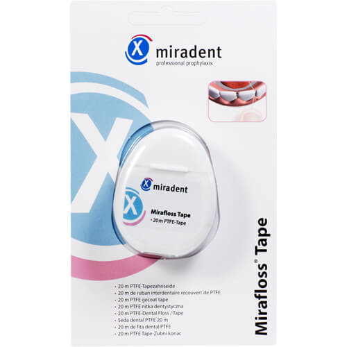 MIRADENT Zahnseide Mirafloss Tape MIRADENT Zahnseide Mirafloss Tape