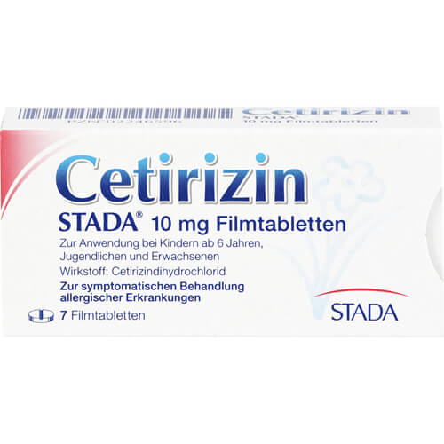 CETIRIZIN STADA 10 mg Filmtabletten CETIRIZIN STADA 10 mg Filmtabletten