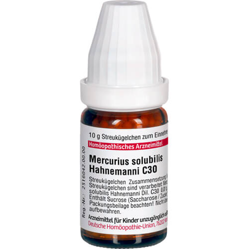 MERCURIUS SOLUBILIS Hahnemanni C 30 Globuli MERCURIUS SOLUBILIS Hahnemanni C 30 Globuli