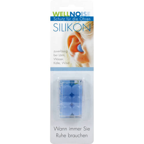 WELLNOISE Ohrenstopfen blau Blister WELLNOISE Ohrenstopfen blau Blister