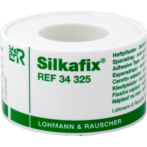 SILKAFIX Heftpfl.2,5 cmx5 m Kunststoff Spule SILKAFIX Heftpfl.2,5 cmx5 m Kunststoff Spule