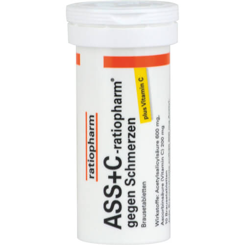 ASS + C-ratiopharm gegen Schmerzen Brausetabletten ASS + C-ratiopharm gegen Schmerzen Brausetabletten