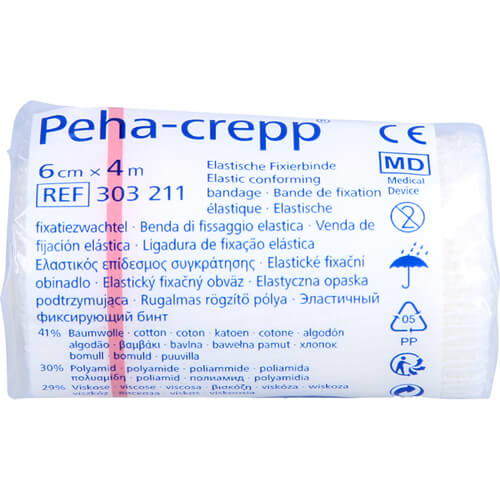 PEHA CREPP Fixierbinde 6 cmx4 m PEHA CREPP Fixierbinde 6 cmx4 m