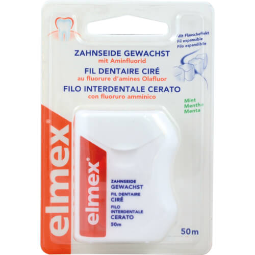 ELMEX Zahnseide gewachst mit Aminfluorid ELMEX Zahnseide gewachst mit Aminfluorid
