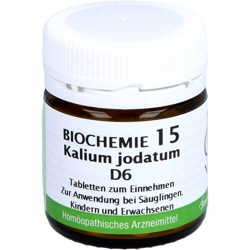 BIOCHEMIE 15 Kalium jodatum D 6 Tabletten BIOCHEMIE 15 Kalium jodatum D 6 Tabletten