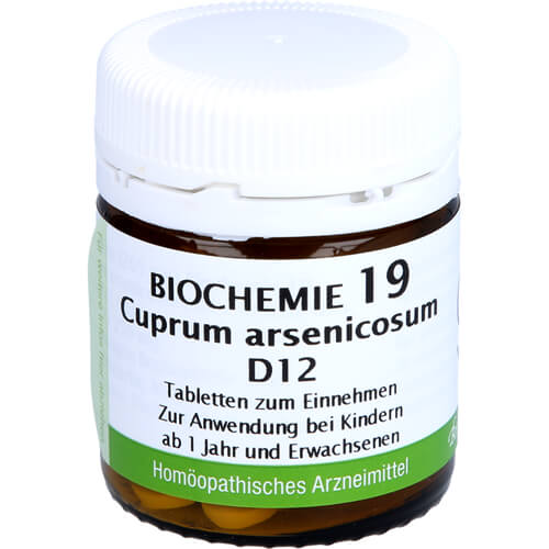 BIOCHEMIE 19 Cuprum arsenicosum D 12 Tabletten BIOCHEMIE 19 Cuprum arsenicosum D 12 Tabletten