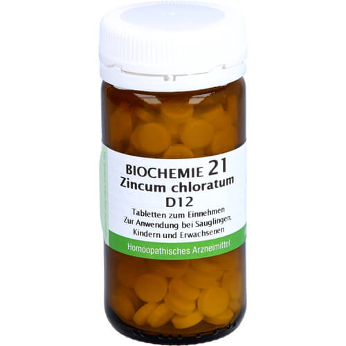 BIOCHEMIE 21 Zincum chloratum D 12 Tabletten BIOCHEMIE 21 Zincum chloratum D 12 Tabletten