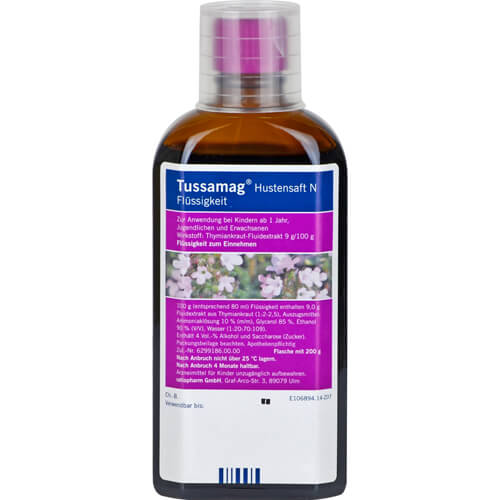 TUSSAMAG Hustensaft N TUSSAMAG Hustensaft N