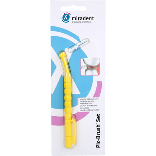 MIRADENT Interd.Pic-Brush Set gelb MIRADENT Interd.Pic-Brush Set gelb