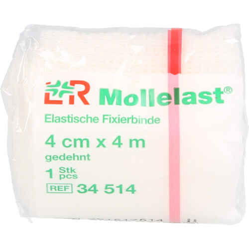 MOLLELAST Binden 4 cmx4 m weiß MOLLELAST Binden 4 cmx4 m weiß
