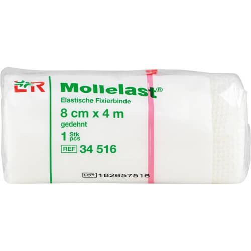 MOLLELAST Binden 8 cmx4 m weiß MOLLELAST Binden 8 cmx4 m weiß