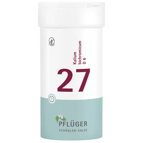 BIOCHEMIE Pflüger 27 Kalium bichromicum D 6 Tabl. BIOCHEMIE Pflüger 27 Kalium bichromicum D 6 Tabl.